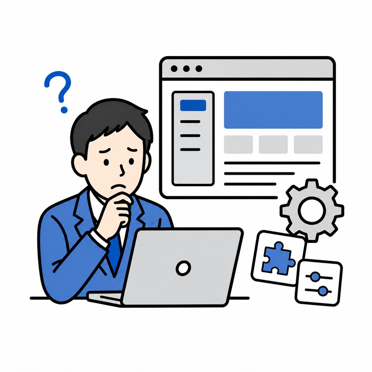 WordPressの操作や管理に不安がある