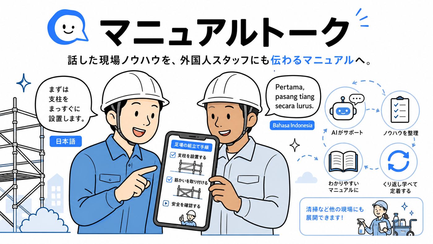 マニュアルトークのタイトル